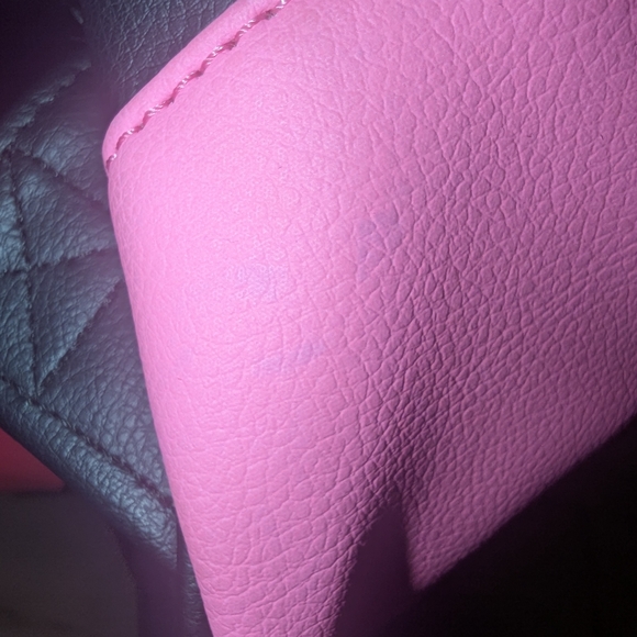 Betsey Johnson Black Backpack with Pink Quilted Pattern.  Make Offers On All😊 - Picture 5 of 6